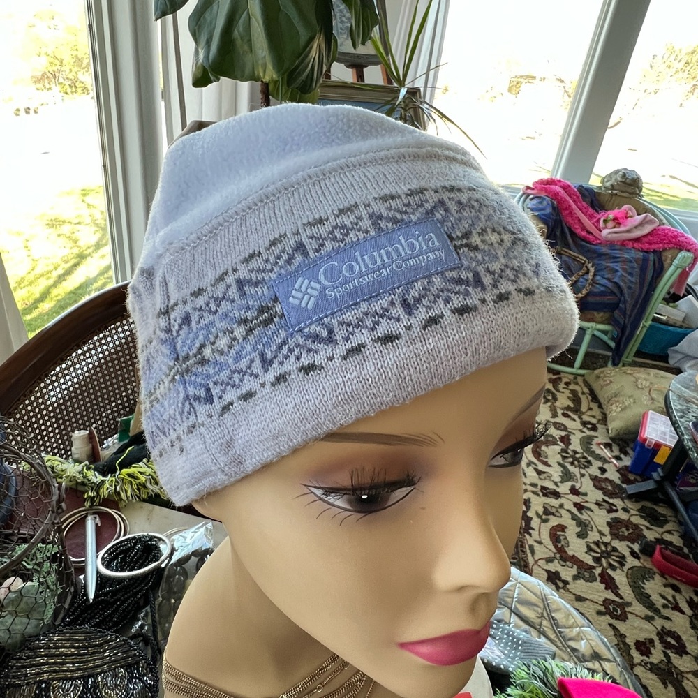 The North Face Light Gray Fleece Beanie